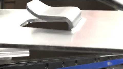 Thick Material Lance and Form in Press Brake Application
