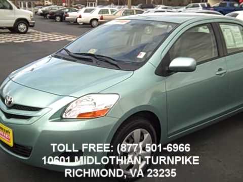 NT75287A 2008 Toyota Yaris For Sale at Sheehy Ford Lincoln Mercury of Richmond