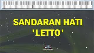 Letto - Sandaran Hati ( Karaoke Piano)   Lyrics