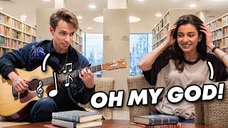 : PRANK - PLAYING THE GUITAR IN LIBRARY part 2