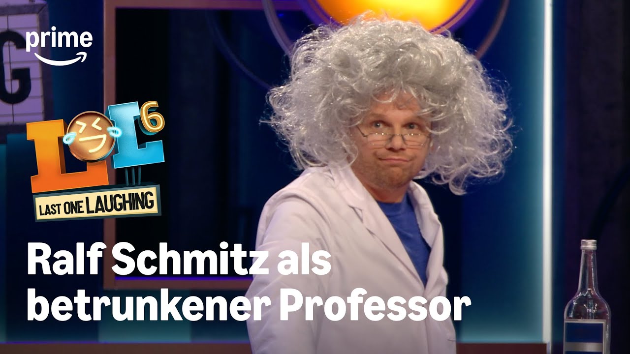 Ralf Schmitz als betrunkener Professor bei LOL: Last One Laughing