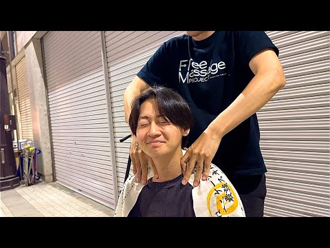 ASMR お兄さんは肩こりがつらくて仕事がキツい…肩もみマッサージで癒してあげる