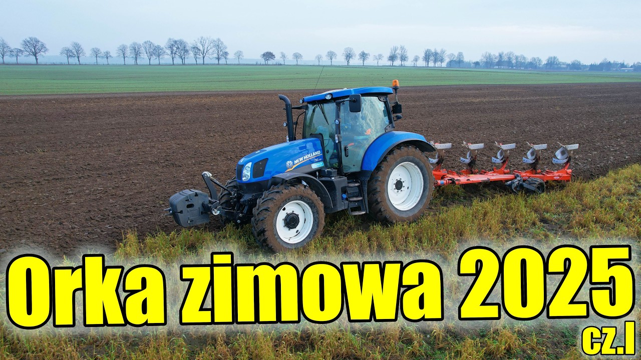Orka zimowa 2025 | New Holland T6.175 140 KM + KUHN MM 122 5 NSH 2.25 M