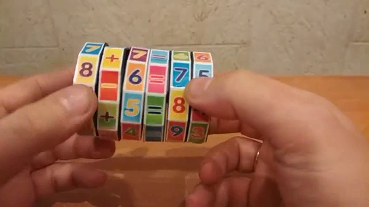 6-layer 7.2cm Height Puzzle Cube Education Learning Math Toy for Children