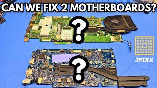 2 Laptop Motherboards to fix! (How hard can it be)