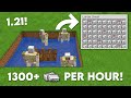 Minecraft 120 easy iron farm tutorial  1300 per hour