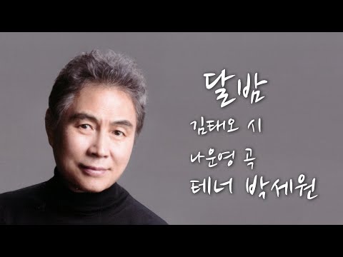 달밤 - 테너 박세원, 김태오 시, 나운영 곡
