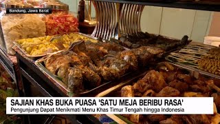 Sajian Khas Buka Puasa 'Satu Meja Beribu Rasa'