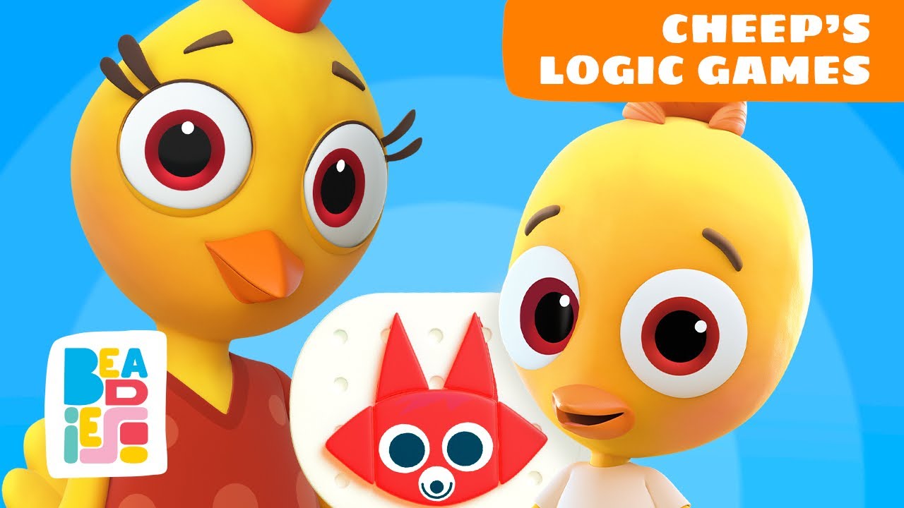 Логические игры Чипа – новые головоломки для ума | Детские мультфильмы и колыбельные Beadies