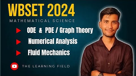 WBSET 2024 (15 DEC) Mathematics Paper Solution | The Learning Field