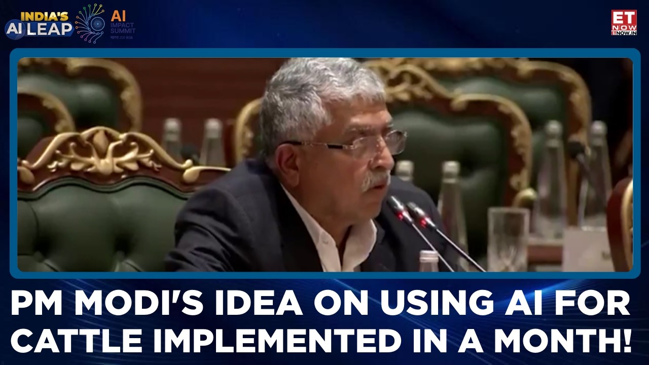 Modi Vex Nandan Nilekani on India’s AI Speed: PM Modi's AI Idea For Cattle ...
