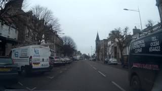 Misty Drive Through West Port St Andrews Fife Scotland