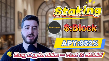 🧠 Beginner Friendly! Stake Block & Earn 900%+ APY – Made $520 in 24 Hours (Mining Tutorial) 🔥