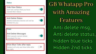 GBWhatsapp Pro Version Features screenshot 2