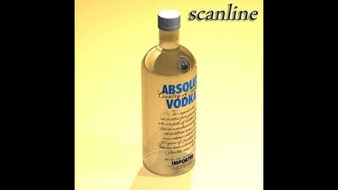 Absolut Vodka Bottle 3D model from CGTrader.com