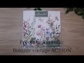 Prsentation album folio botanic vintage action