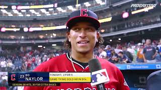 072125 - BAL vs CLE - Naylor Postgame Interview
