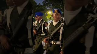 Mantap 🔥 Tentara Gagah Polisi Militer TNI Angkatan Darat HUT TNI 80 Monas #polisimiliter #huttni80