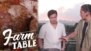 Cooking Chicken Vegetable adobo with Rocco Nacino | Farm To Table