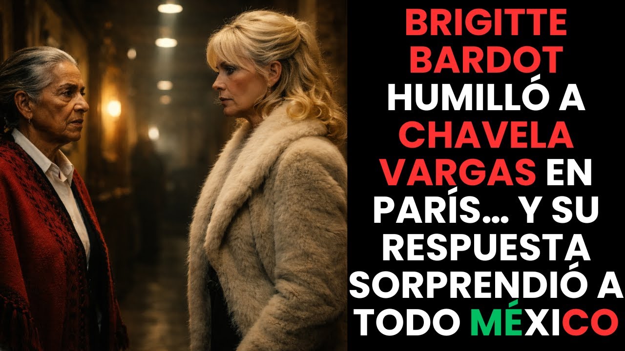 🔴 Brigitte Bardot humilló a Chavela Vargas en París… y su respuesta sorprendió a todo México