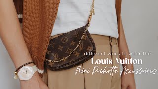 5 Ways to Wear / Style Louis Vuitton Pochette Accessoires, Mini Pochette &  Pochette Felicie 20…