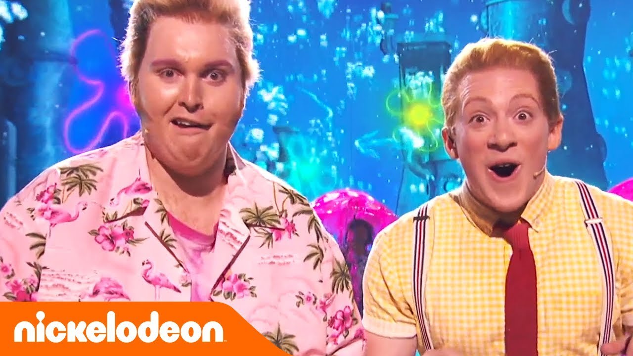 KCA Show do elenco do musical do Bob Esponja Nickelodeon em