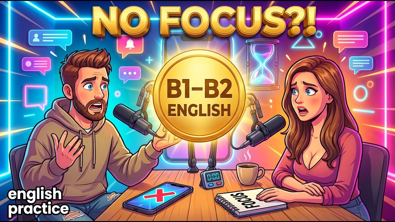 Why You Can’t Focus Anymore 🧠📱 | B1–B2 English Listening