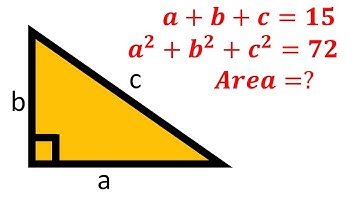Can You Find Area of Triangle ABC | A Nice Math Olympiad Geometry Problem | Math Olympiad #geometry
