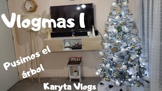 🎄Pusimos el árbol de navidad ⛄vlogmas 1❄️|| karyta Vlogs