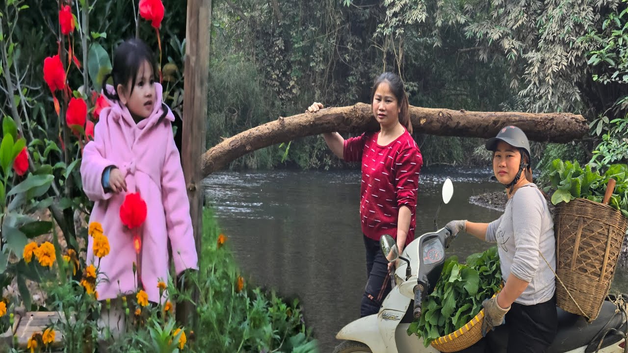 A Peaceful Life in the Countryside: A Single Mother and Her Little Daughter San San