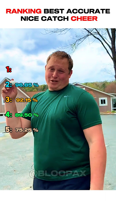 Ranking The Best Accurate Nice Catch Cheer