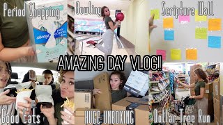 *VLOG* PERIOD SHOPPING, GROUP FUN, HUGE UNBOXING, ETC.