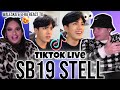 Waleska & Efra reacts to SB19's STELL singing LIVE on TIKTOK 😍