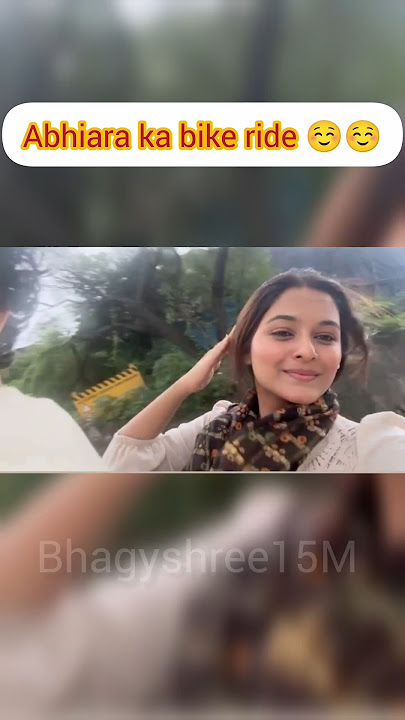 Abhiara ka bike ride ♥️♥️#short #yrkkh #sharonverma #mohitparmar #viralvideo