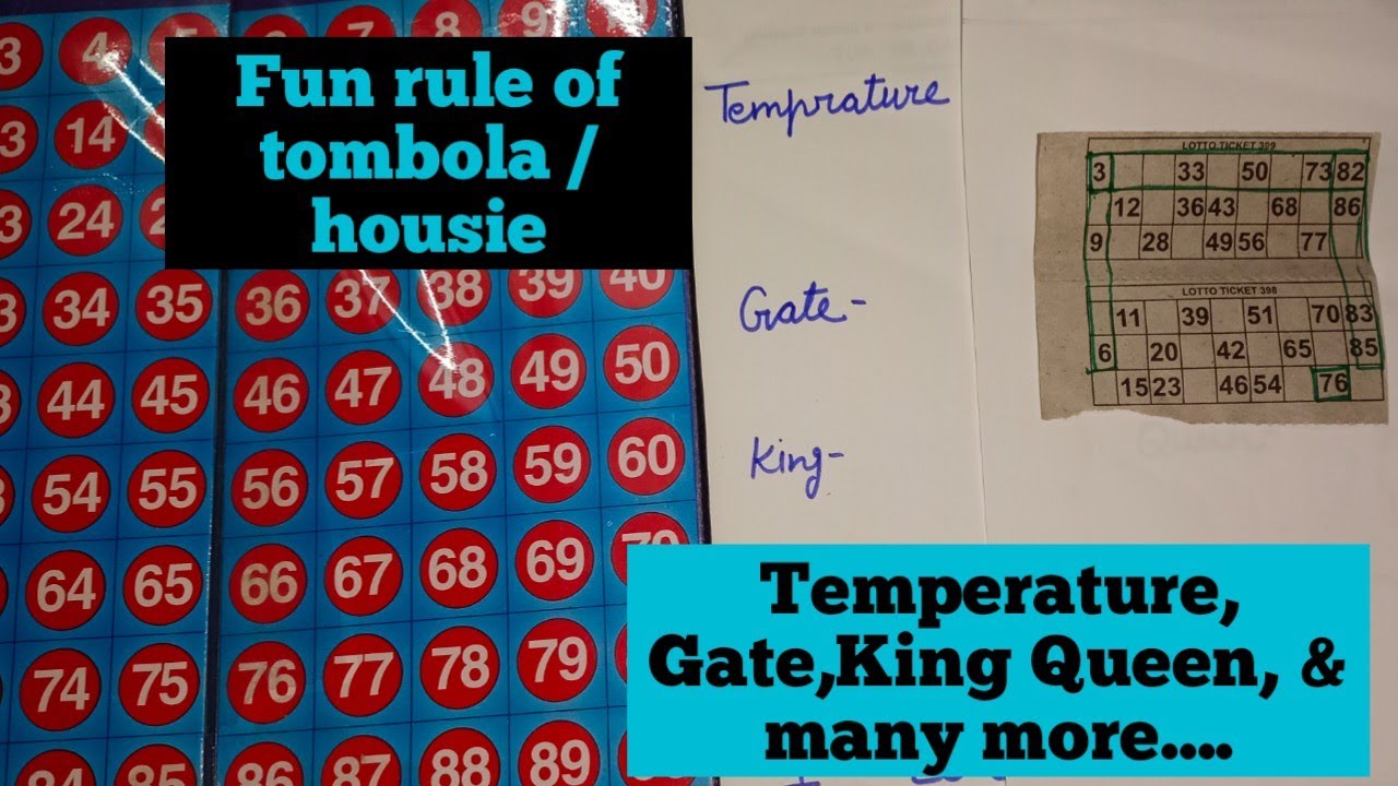 New rule of Tambola.. housie.... fun for kitty party...king queen