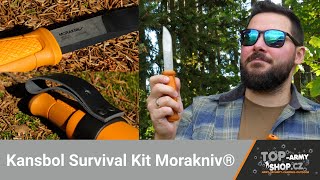 Knife Kansbol Survival Kit Morakniv® Pro outdoor as made! Rigad