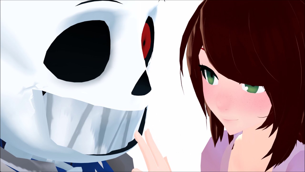 [mmd x undertale] kiss kiss *requested* - YouTube