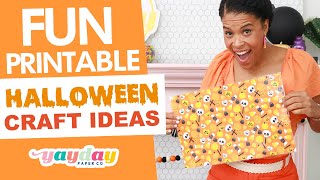 Printable Easy Halloween Craft Ideas for Kids
