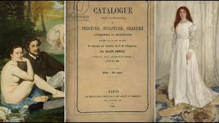 Салон Отверженных 1863 г. Курбе, Джеймс Уистлер, Эдуар Мане.  