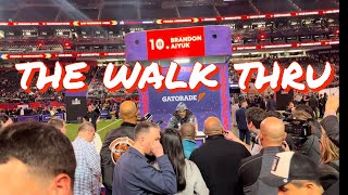Walking Through the 49ers’ Opening Night at the Super Bowl
