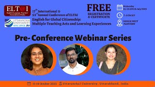 Pre Conference Webinar Series 1 Themes and Sub-themes of the Conference