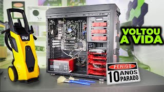 LIMPEZA EXTREMA NO PC GAMER DE 10 ANOS ATRÁS DO MERCADO LIVRE! ESTAVA PODRE DE SUJEIRA... 🤢