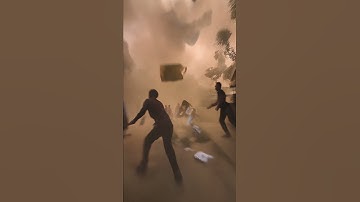 Desert storm causes chaos on the streets#1 #video #viral #desertstorm #storm #ai #shorts