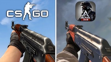 Alpha Ace vs. CS:GO - Weapons Comparison