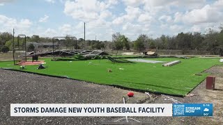 Thunderstorms damage new Pasco youth baseball facility days before first practice