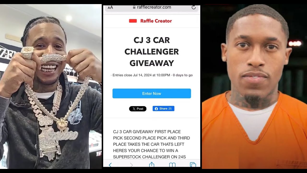 CJ ON 32's Made $30 Million Dollars From Car Raffles on Raffle Creator ...