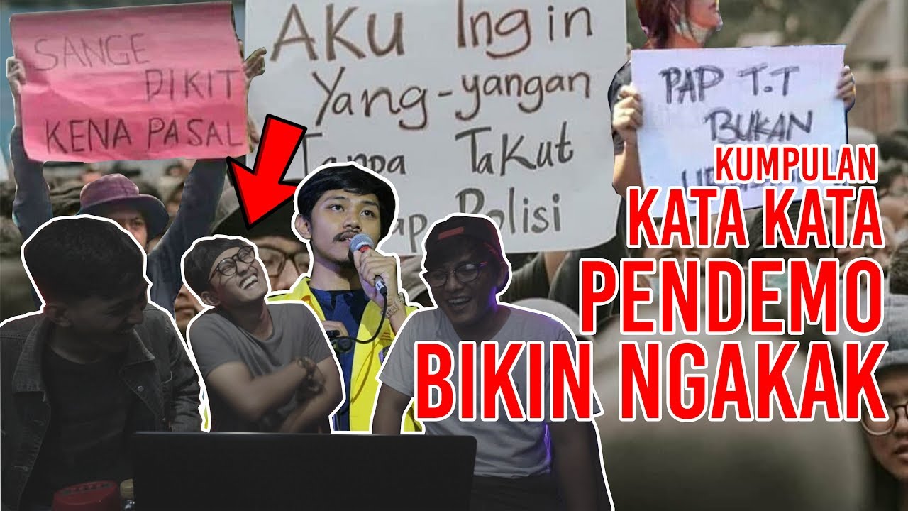 Viral Kata Kata Lucu Para Pendemo Ruu Kuhp Dari Mahasiswa Bem