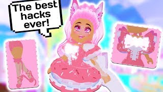 The Best Accessory And Outfit Hacks Ever Roblox Royale High School Youtube - the best accessory and outfit hacks ever roblox royale