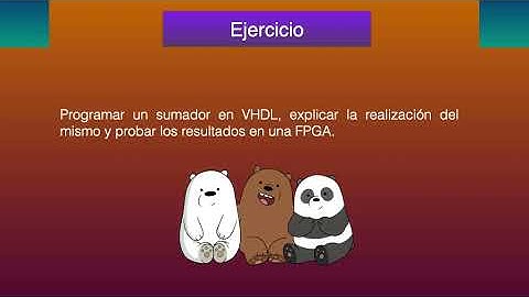 Sumador en VHDL