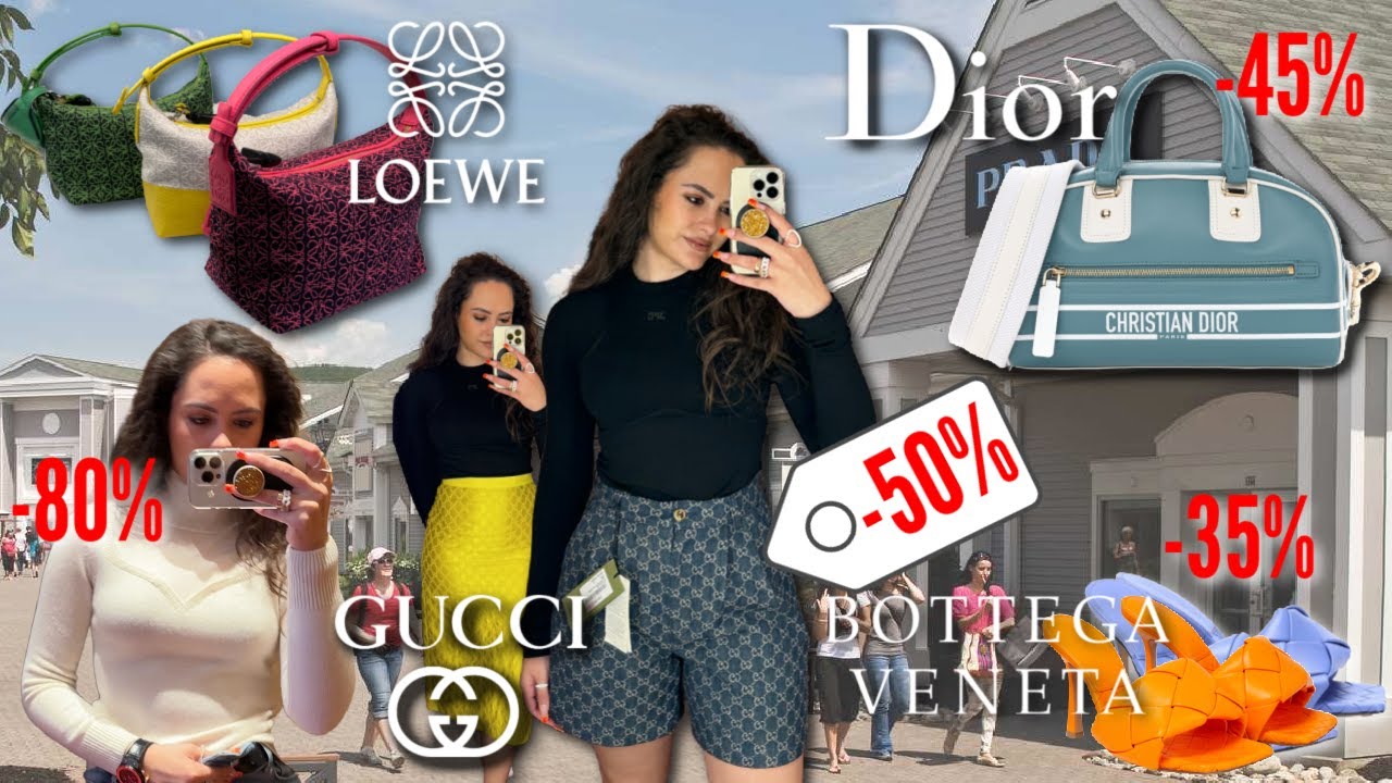 Woodbury Common Premium Outlets I Huge Discounts on Luxury Shopping Vlog  Gucci, Dior, Prada, Celine 